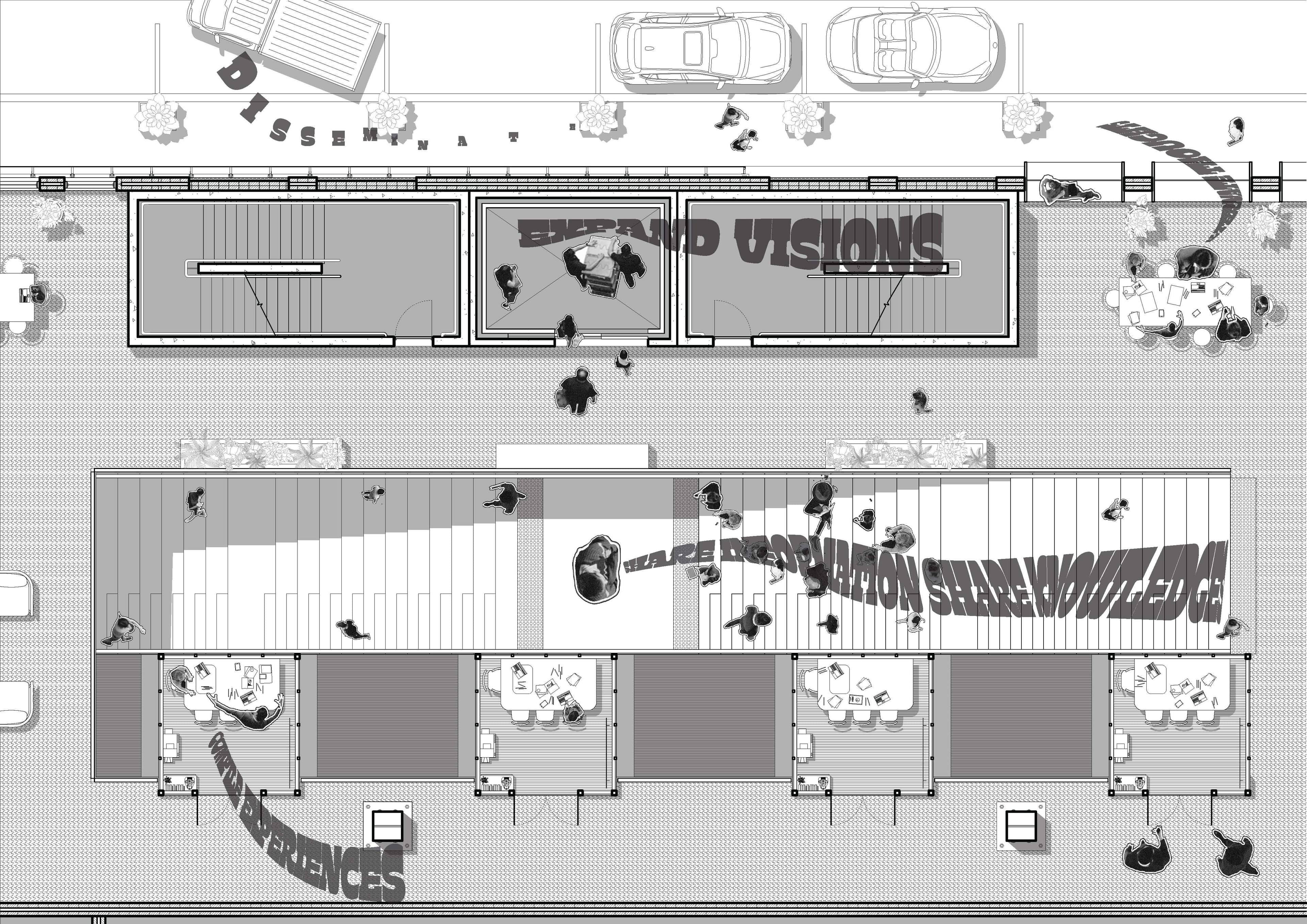 1:50 North Building Plan